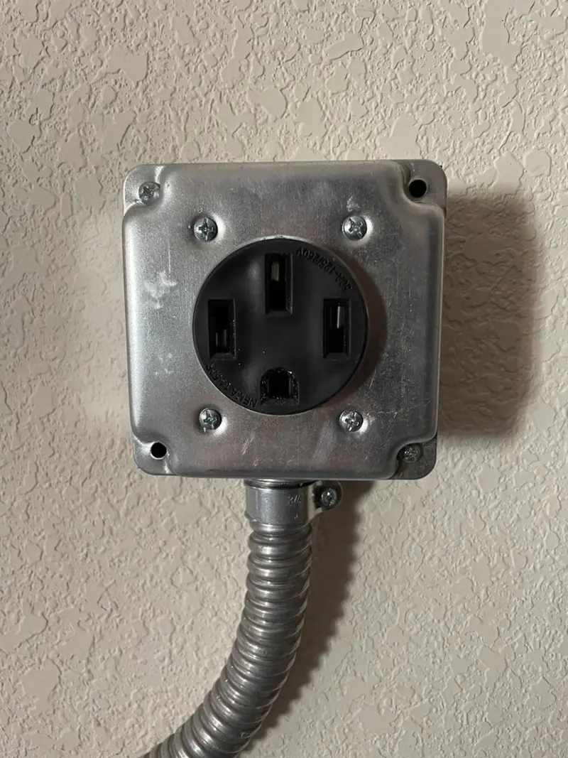 NEMA 14-50 outlet installed for Electrical Panel Upgrade in Imlay City